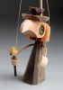 foto: Dottore della Peste - Marionetta in legno in piedi